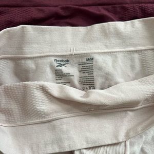 Reebok Cream Athletic Shorts